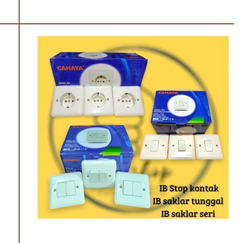 Jual Ib Saklar Engkel Stop Kontak Arde Engkel Ib Stop Dinding Tanam