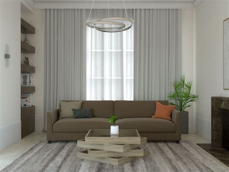 Grey Living Room With Brown Furniture | www.resnooze.com