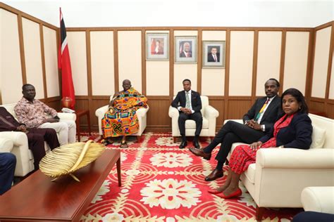 Arrival Of HM Otumfuo Osei Tutu II Office Of The Prime Minister