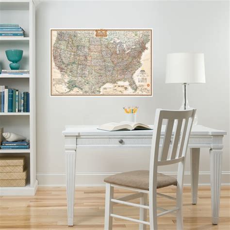 Wallpops Wall Art Kit National Geographic Usa Map Wall Mural Wayfair