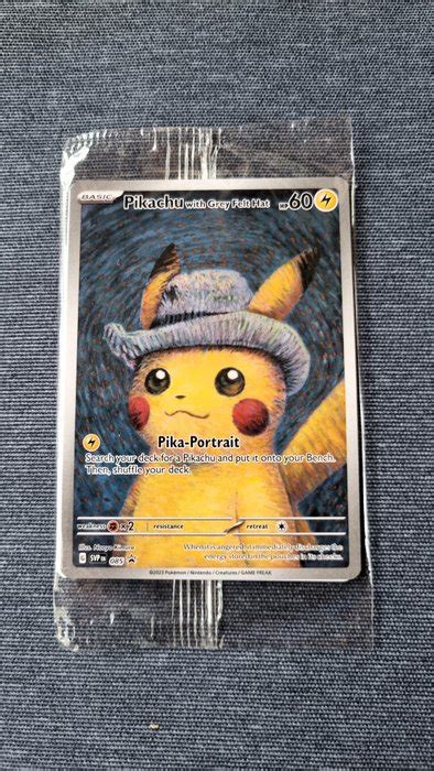 Pikachu X Vincent Van Gogh Pok Mon Trading Card Catawiki