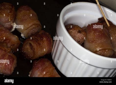 Cocktail party sausages Stock Photo - Alamy