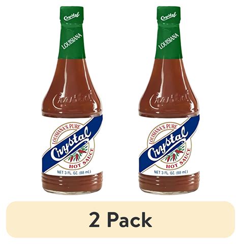 2 Pack Crystal Hot Sauce 3 Oz Bottle Multipack 4 Walmart