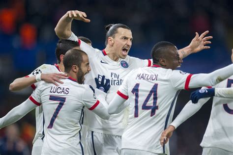 Photo Lucas Moura Zlatan Ibrahimovic Blaise Matuidi Match Des