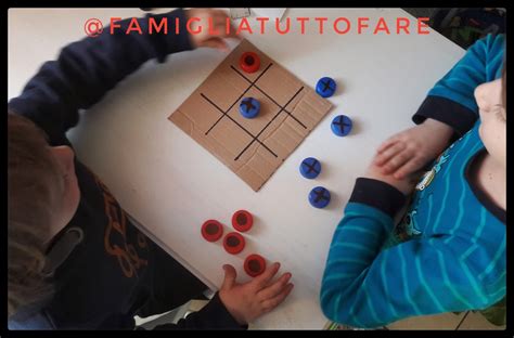 Tris Gioco Fai Da Te Con Materiale Di Riciclo Famiglia Tuttofare