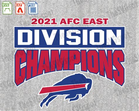 Buffalo Bills 2021 AFC East Champions SVG for Cricut