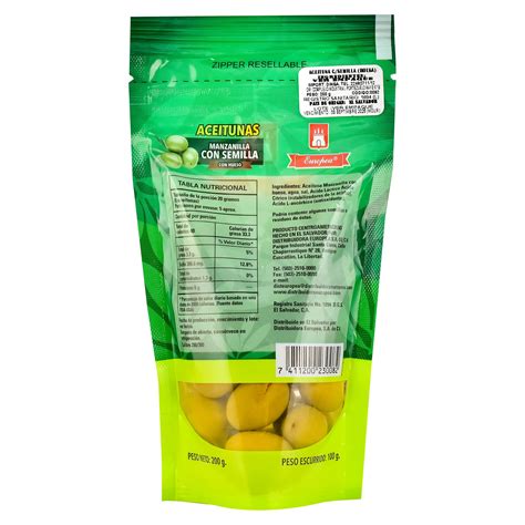 Comprar Aceituna Europea Con Hueso 100 G Walmart Salvador