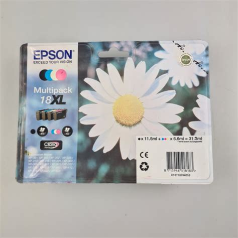 Genuine Epson Daisy Xl Black And Colour Ink Cartridges Multipack Ebay