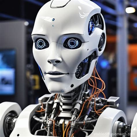 animatronic robot   facial expression stable diffusion