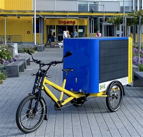 Ikea Launches Solar Powered Cargo Bikes To Reduce Home Delivery Carbon