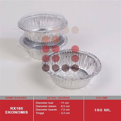 Jual Alumunium Foil Cup Rx B Tutup Macaroni Schotel