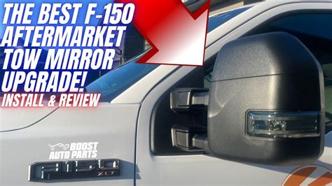 Tow Mirror Upgrade With Power Fold Power Extend Ford F Boost