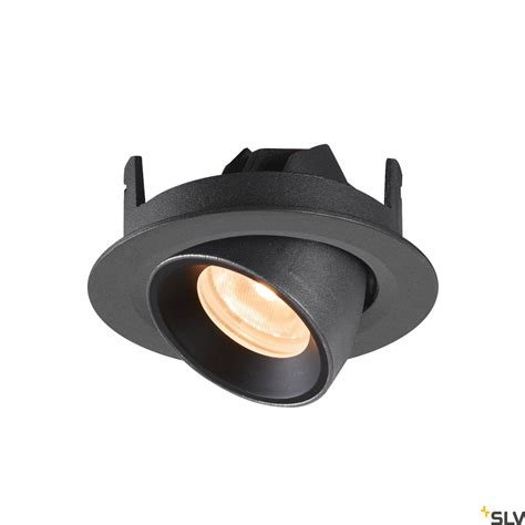 SLV 1005813 NUMINOS GIMBLE XS LED Recessed Light Built In LED Black