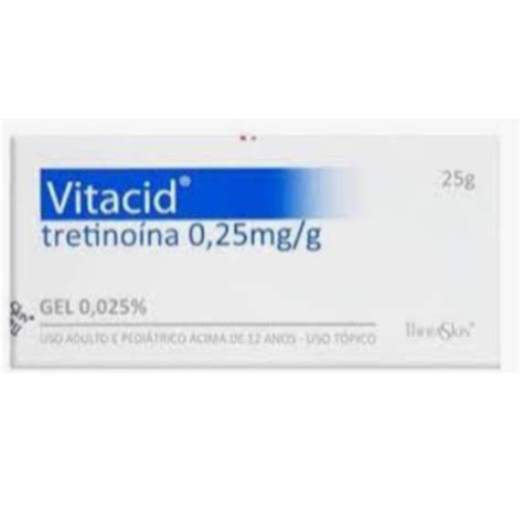 VITACID Gel 0 25 CLAREADOR MANCHAS ESPINHAS Melasma ORIGINAL NOVO