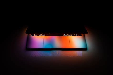 HD wallpaper: MacBook Pro at Night, apple, black, colorful, colors ...