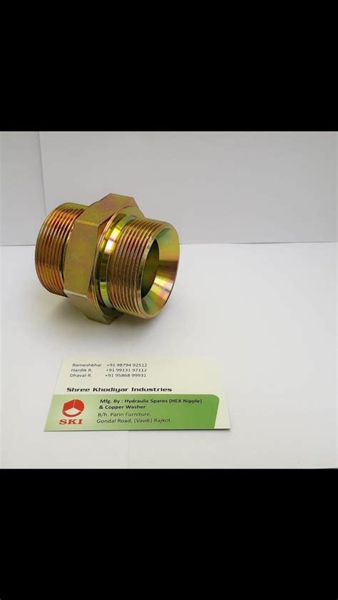 Adapters Ms Adepter Hydraulic Fittings Thread Size Bsp At Best Price