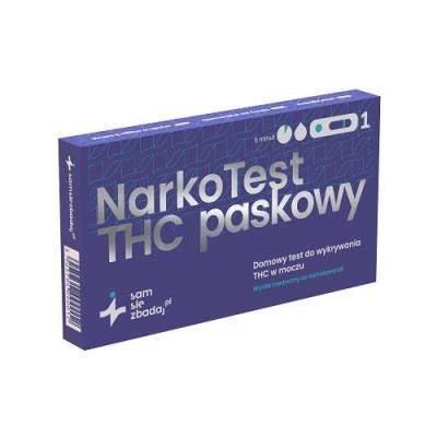 Test Narko Thc Test Narkotykowy Marihuana Z Moczu Paskowy Sztuka