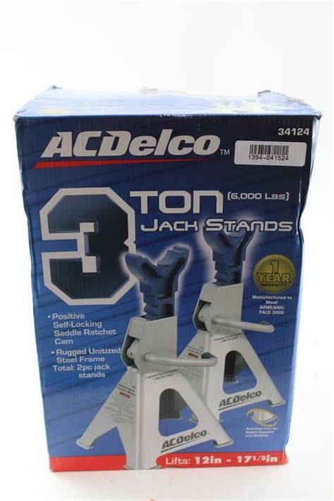 Ac Delco 34124 3 Ton Jack Stands Property Room