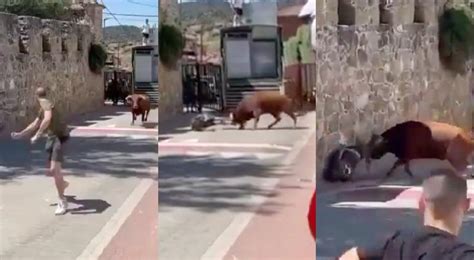 Murió tras ser corneado por toro