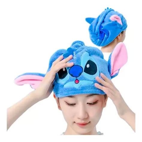 Stitch Turbante Secado Rápido Gorro Cabello Toalla Peluche Meses sin