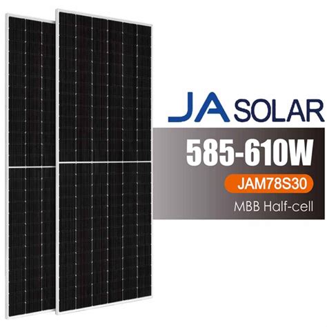 JA Solar Panel 585W 590W 595W 600W 605W 610W Maxbo Solar