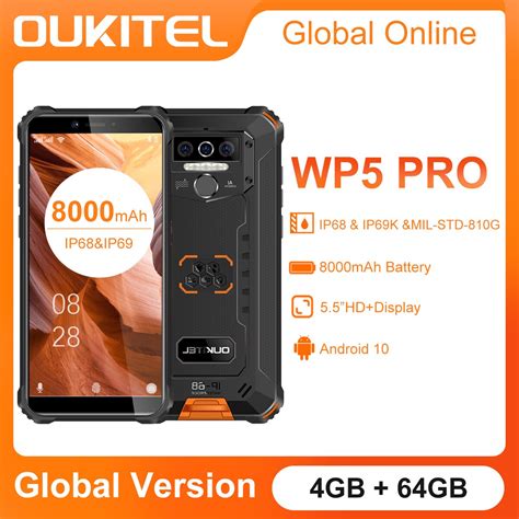 Oukitel Smartphone Prova D Gua Wp Pro Ip Celular Android C