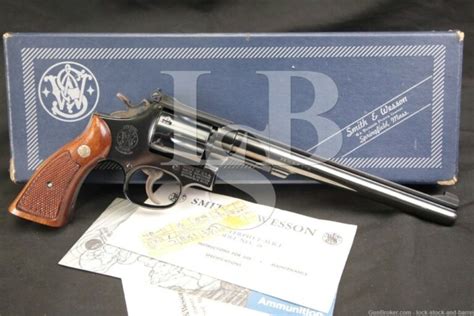 Smith Wesson S W Model 48 4 22 WMR 8 3 8 DA SA Revolver MFD 1980