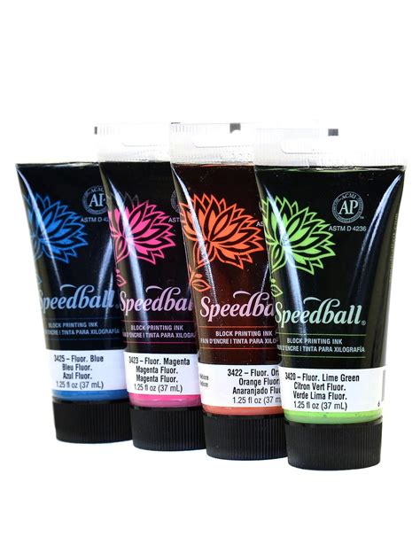 Speedball Block Printing Inks Water Based Tinta De Impresion Xilogr