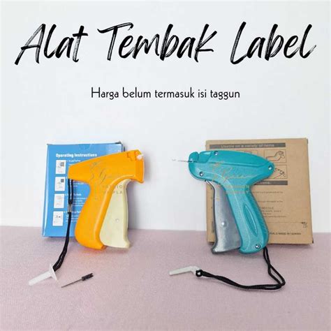 Jual Tembakan Tag Gun Alat Pemasang Tag Pin Label Harga Tag Gun Alat