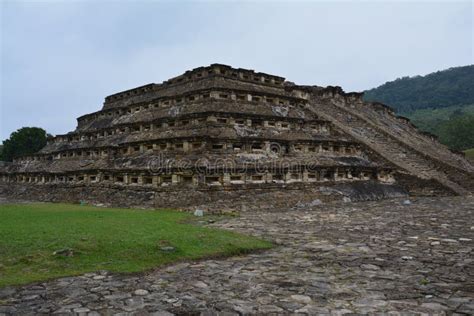 Sitio Arqueol Gico Veracruz M Xico Del El Tajin Foto De Archivo