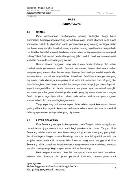 PDF Contoh Makalah Pondasi DOKUMEN TIPS