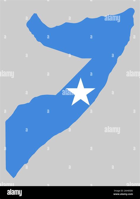 Somalia Map Flag Vector Illustration Eps Stock Vector Image Art