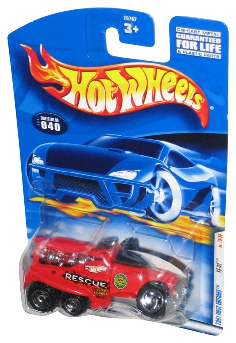 Hot Wheels 2001 First Editions 28 36 2001 Red XS Ive Toy Car 040