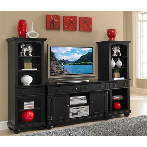 Home Styles St Croix 3 Piece Entertainment Tv Stand With Two Pier