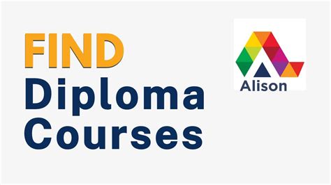 How To Find Diploma Courses On Alison Alison Free Online Courses