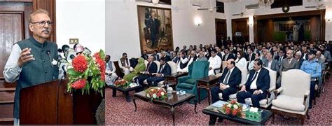 President Dr Arif Alvi Addressing A Seminar On The Role Of Federal