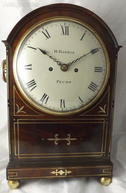 Antiques Atlas Cornish Twin Fusee Georgian Bracket Clock