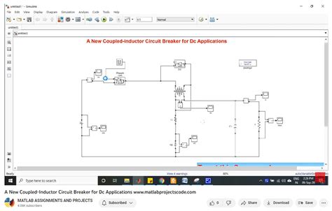 A New Coupled-Inductor Circuit Breaker for Dc Applications-MATLAB ...