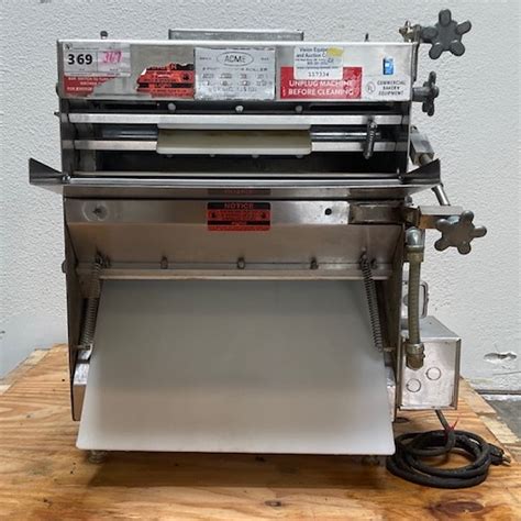 Used Acme MRS11 20 Stainless Dough Roller Sheeter