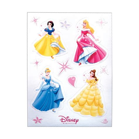 6 Planches Stickers Princesses Disney Jeux D Anniversaire Animer