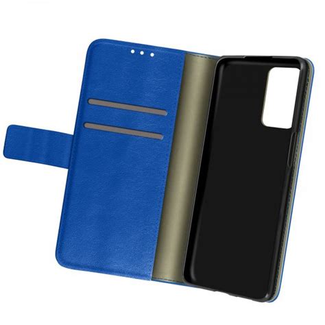 Avizar Capa Oppo A54 5G e A74 5G Função de Suporte Azul FOLIO LENNY