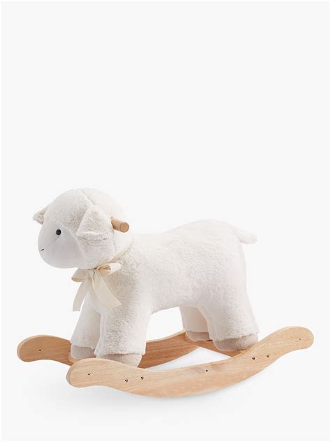 Pottery Barn Kids Plush Rocking Lamb