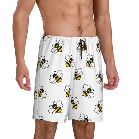 Daiia Bee Mens Woven Stretch Pajama Short Short Pajama Pants XX Large