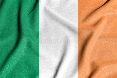 National Flag Of The Ireland The Main Symbol Of An Independent Country