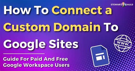 How To Connect A Custom Domain To Google Sites (2025)