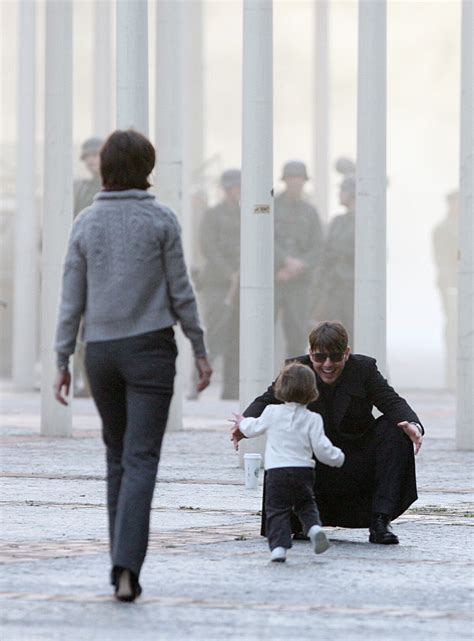 Photo 8 Septembre 2007 Tom Cruise Avec Sa Femme Katie Holmes Et Leur