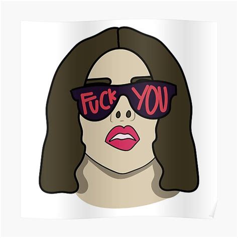 Provocative Fuck You Poster For Sale By Mi Xo Redbubble