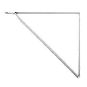 Everbilt 10 In X 3 4 In White Shelf And Rod Bracket HD 0045 WT The