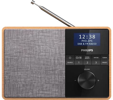 Buy Philips Tar Portable Dab Fm Bluetooth Radio Light Wood