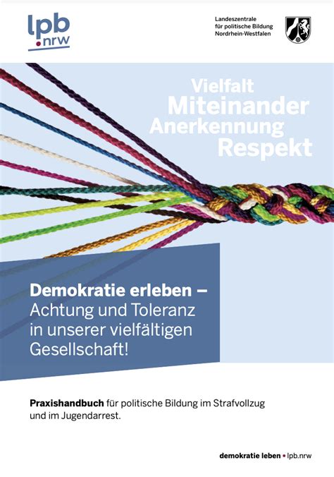 Demokratie erleben Achtung und Toleranz in unserer vielfältigen